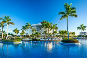 One of the many pools at the resort